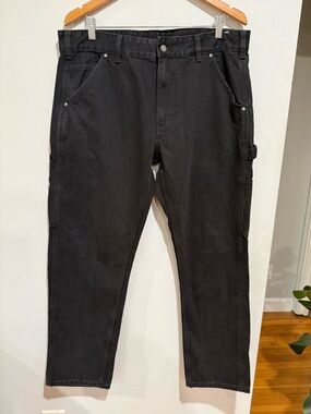Zara Black Casual Trousers